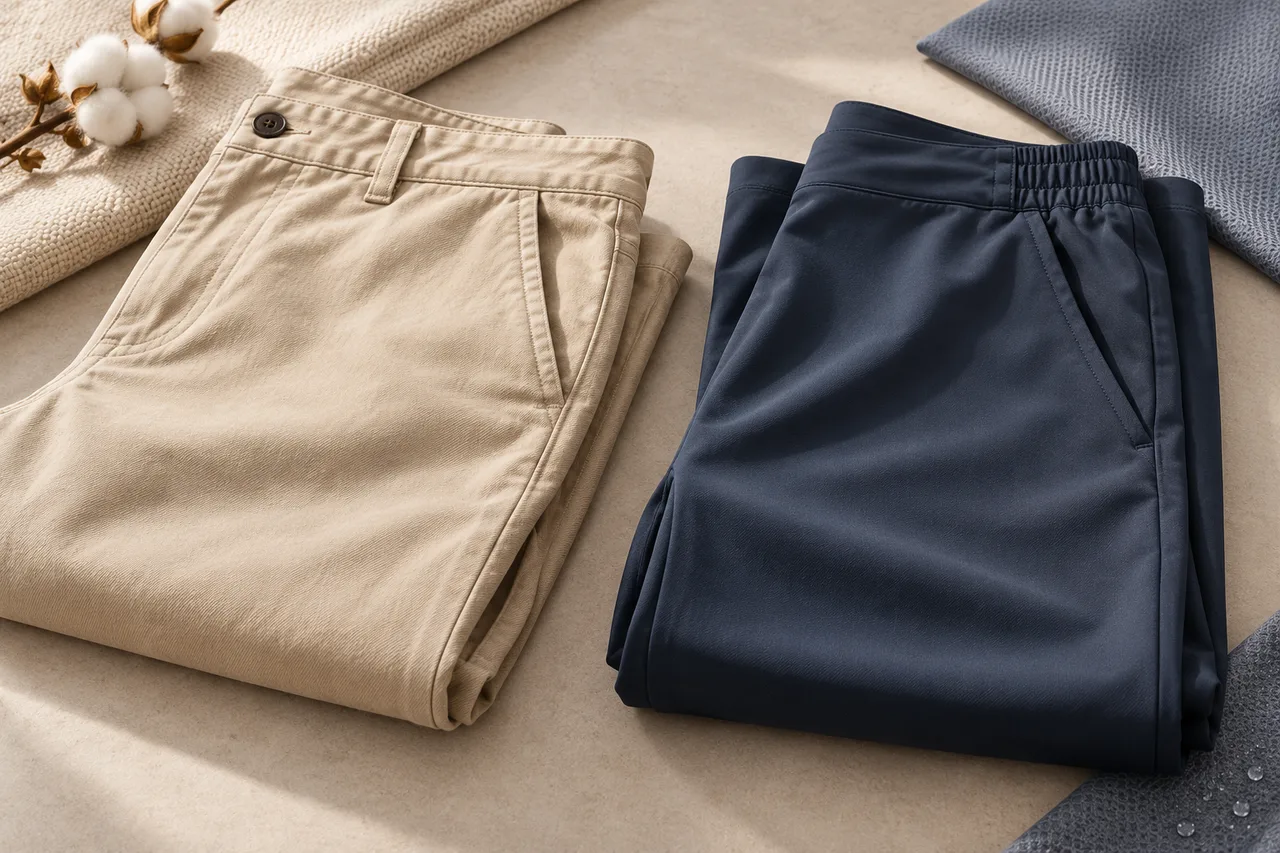 Which Is More Comfortable in Pants: Cotton or Polyester?