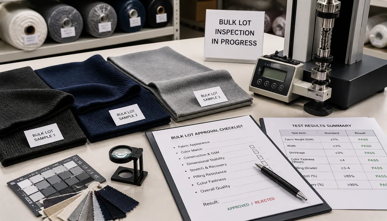 How Can Buyers Verify the First Bulk-Lot Approval Process Before Paying a Fabric Deposit?
