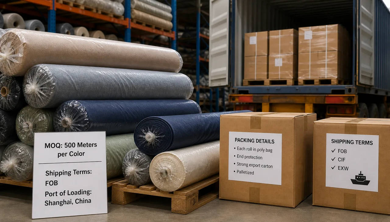 What Should Buyers Confirm About the Packing And Shipping Terms Before Requesting a Fabric Quote?