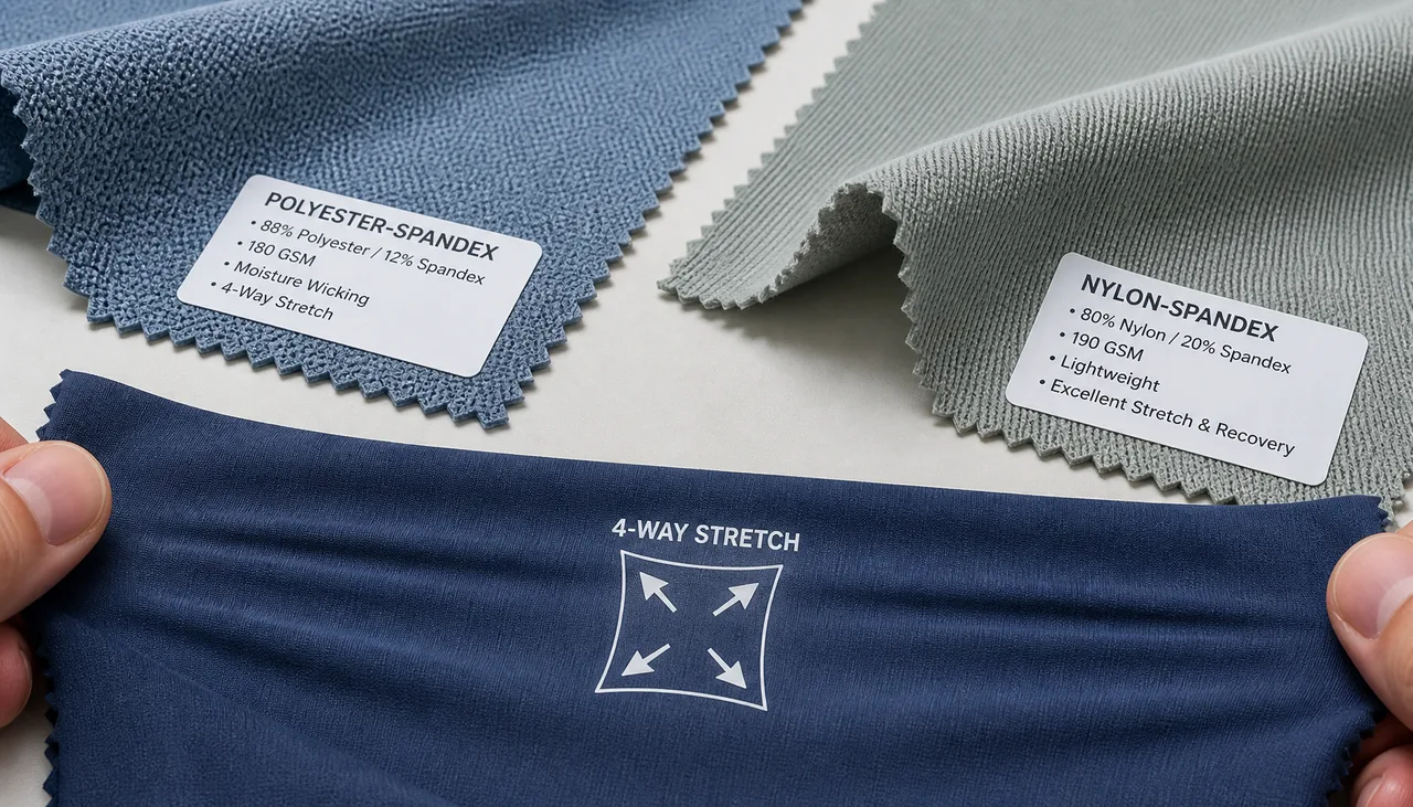 Performance polo and teamwear fabric reference