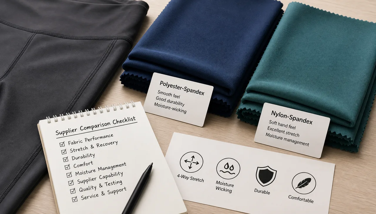 How Should Buyers Compare Suppliers of Fabric for Yoga Leggings?