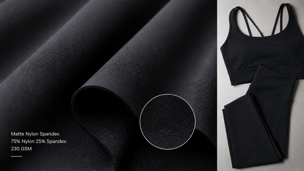 How to Evaluate Matte Nylon Spandex Fabric for Yoga Leggings