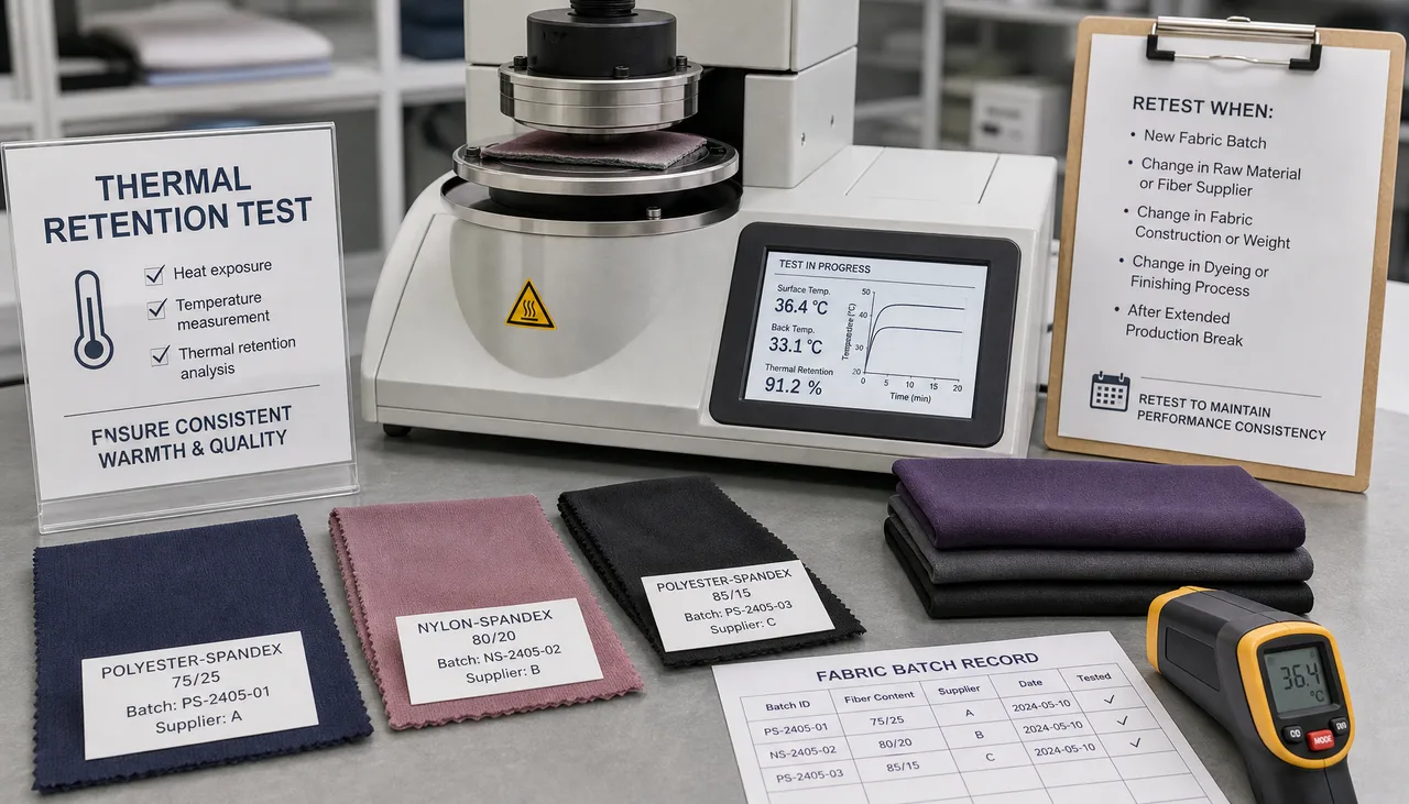 When Should Brands Retest Thermal Retention for Repeat Fabric Orders?