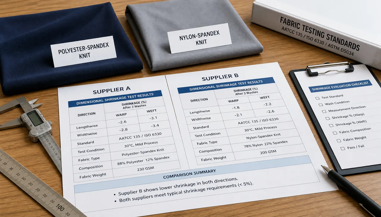 How Can Buyers Compare Supplier Reports for Dimensional Shrinkage?