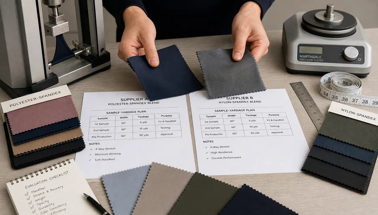 How Should Apparel Brands Compare Sample-Yardage Plans Across Fabric Suppliers?