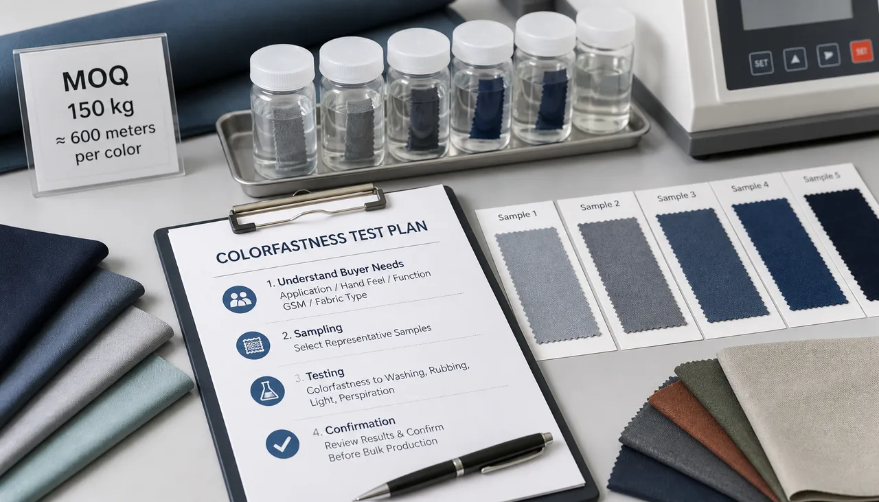 How Many Samples Should Buyers Test When Checking Colorfastness?