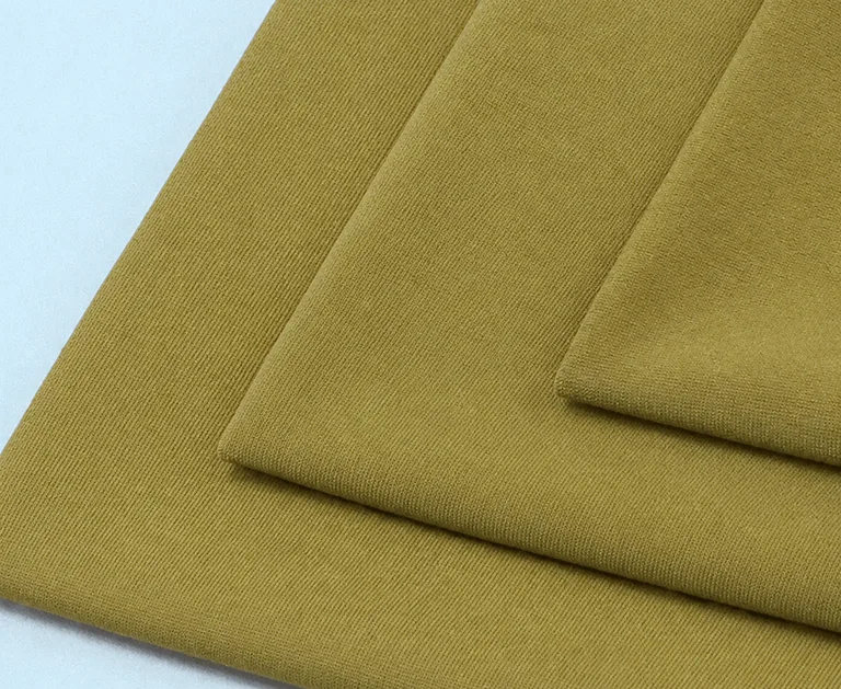 CF-TS-0011 210 GSM Cotton-Feel Polyester Spandex Fabric fabric texture