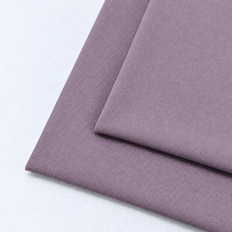 CF-TS-0014 250 GSM Heavyweight Cotton-Feel Polyester Spandex Fabric fabric texture