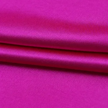 CF-TS-0017 240 GSM Heavyweight Polyester Spandex Satin Fabric view 1